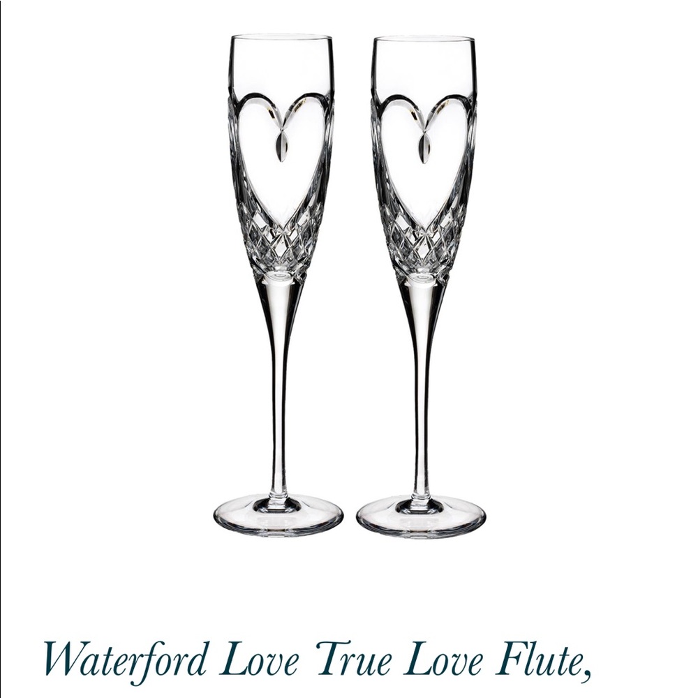 Waterford Heart Flutes
